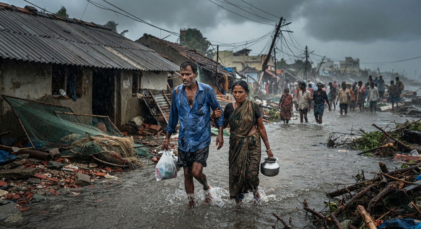 चक्रवात अर्नब का कहर: यूपी, बिहार समेत कई राज्यों में भारी बारिश और ओलावृष्टि का अलर्ट