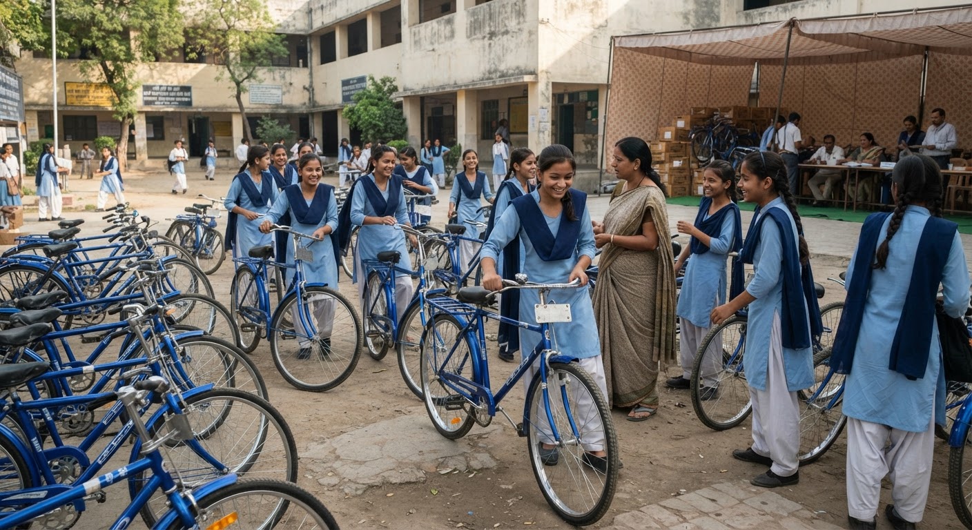 दिल्ली छात्राओं के लिए खुशखबरी: विद्या वाहिनी योजना के तहत 40,000 छात्राओं को मिलेंगी साइकिलें