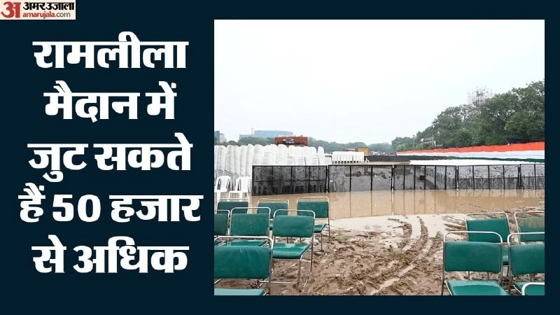 इंडिया गठबंधन की रैली: रामलीला मैदान में सुरक्षा सख्त, ड्रोन से होगी निगरानी