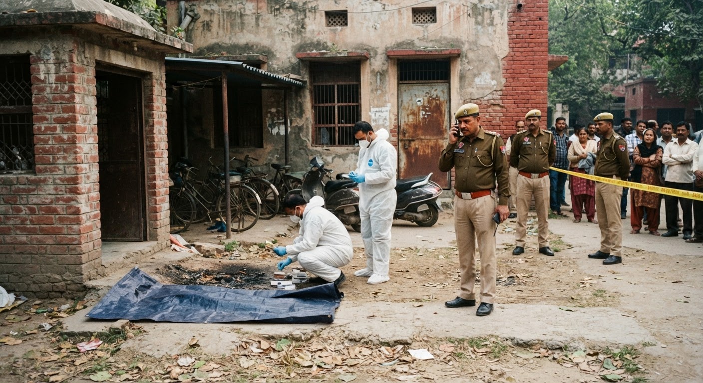 स्कूल में गार्ड रूम के पीछे मिली जली हुई छात्रा का शव , जांच में जुटी पुलिस